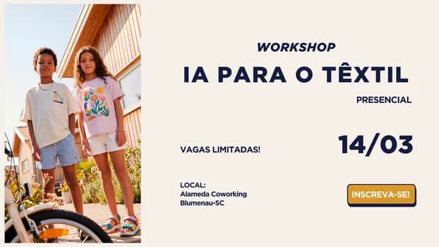 Imagem do Workshop IA para o Têxtil - 14/03