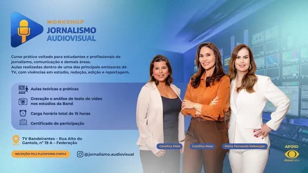 Imagem do WORKSHOP JORNALISMO AUDIOVISUAL