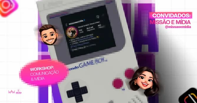Imagem do Workshop Missão e Mídia - Comunicação e Mídia
