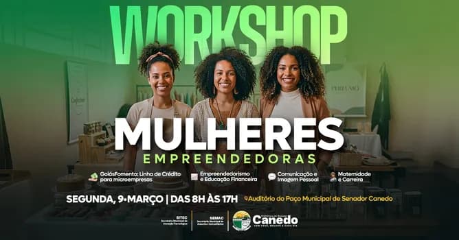 Imagem do WorkShop Mulheres Empreendedoras