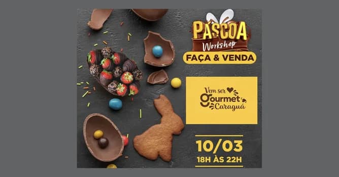 Imagem do Workshop Páscoa: Faça e Venda!