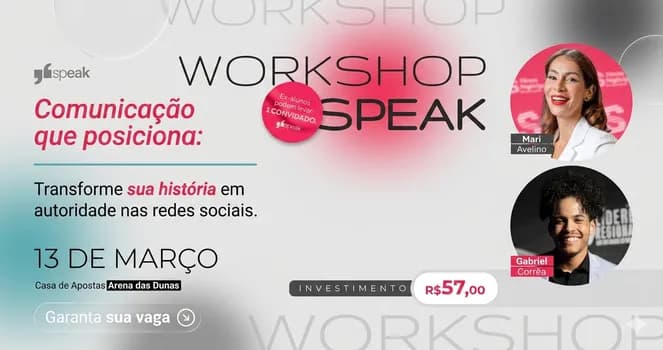 Imagem do Workshop Speak