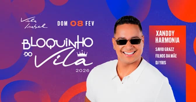 Imagem do XANDDY HARMONIA - BLOQUINHO DO VILA 2026