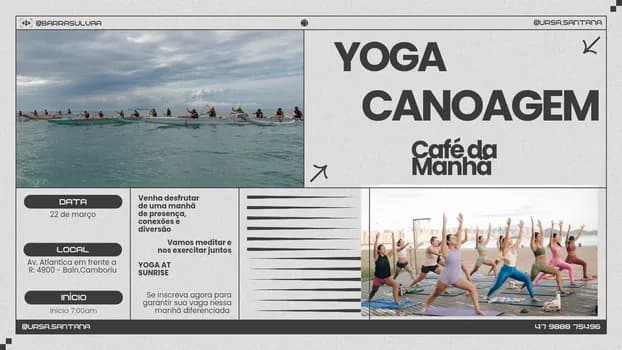 Imagem do YOGA e CANOAGEM no AMANHECER