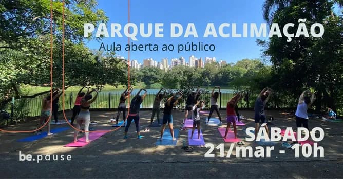 Imagem do Yoga no Parque da Aclimação |21 de Março às 10h