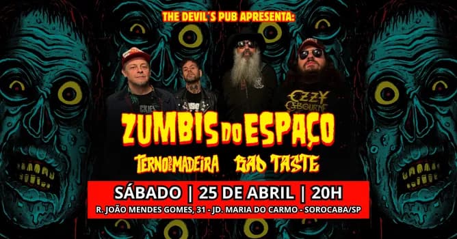 Imagem do ZUMBIS DO ESPAÇO no The Devil´s Pub em Sorocaba