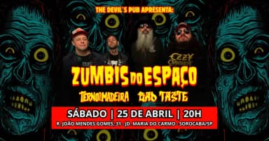 ZUMBIS DO ESPAÇO no The Devil´s Pub em Sorocaba em Sorocaba