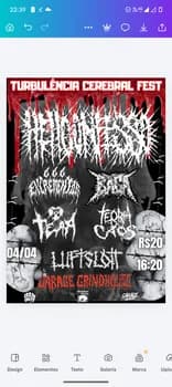Imagem do 04/04 - TURBULÊNCIA CEREBRAL FEST / GARAGE GRINDHOUSE - RJ