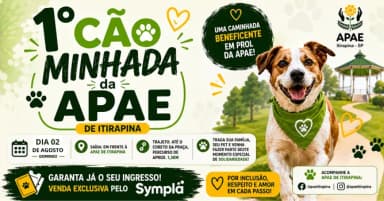 1° Cão Minhada da APAE de Itirapina/SP em Itirapina