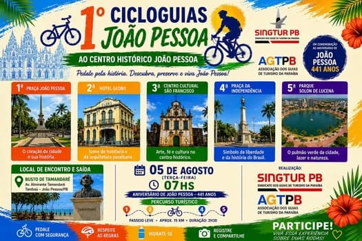 Imagem do 1º CICLOGUIAS JOÃO PESSOA
