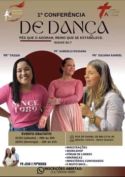 Imagem do 1ª Conferência de dança - Pés que o adoram, reino que se estabelece