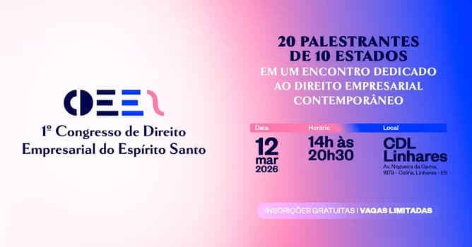Imagem do 1º Congresso de Direito Empresarial do Espírito Santo