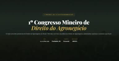1º Congresso Mineiro de Direito do Agronegócio ABRADA 2026 em Uberlândia