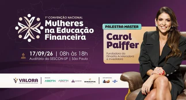 Imagem do 1ª Convenção Nacional das Mulheres na Educação Financeira