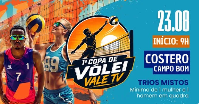 Imagem do 1ª Copa Vale TV de Vôlei - Campo Bom/RS