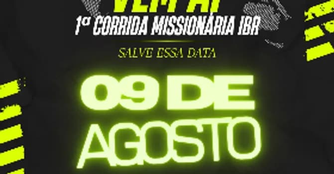 Imagem do 1ª Corrida (5km) Missionária IBR Castelo