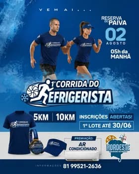 1° Corrida do Refrigerista em Cabo de Santo Agostinho