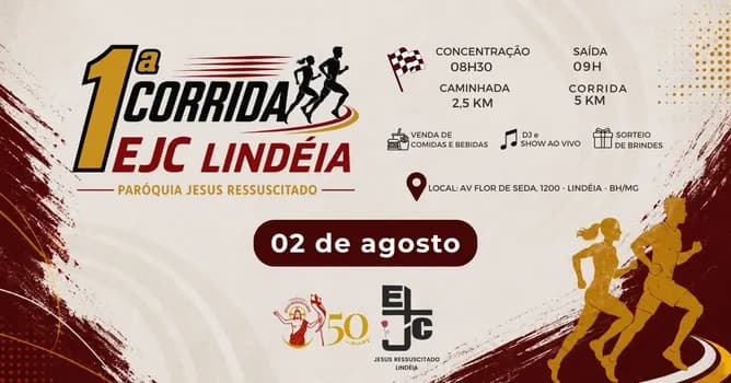 Imagem do 1ª Corrida EJC Lindéia (Paróquia Jesus Ressuscitado)