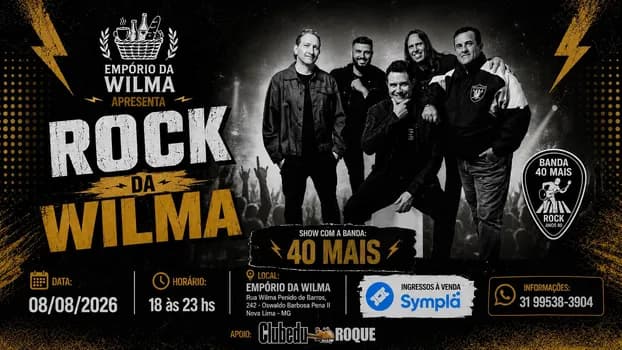 Imagem do 1ª EDIÇÃO ROCK DA WILMA