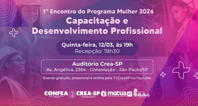 Imagem do 1º Encontro do Programa Mulher 2026 – Capacitação e Desenvolvimento Profissional