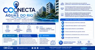 1º EVENTO PARA SÍNDICOS - CONECTA ÁGUAS DO RIO em Rio de Janeiro