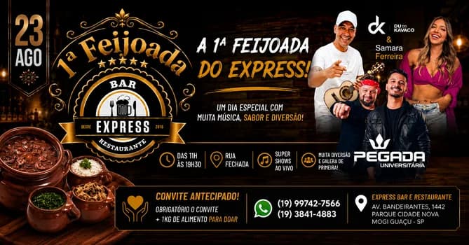 Imagem do 1ª Feijoada do Bar Express!