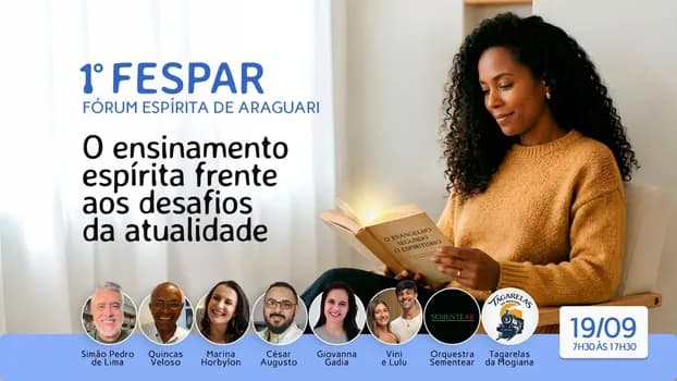 Imagem do 1 FESPAR Fórum Espírita de Araguari