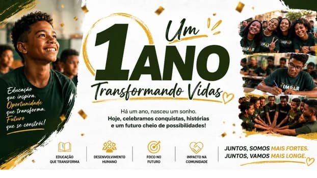 Imagem do 1º FESTIVAL IMPAR 1 Ano Transformando Vidas