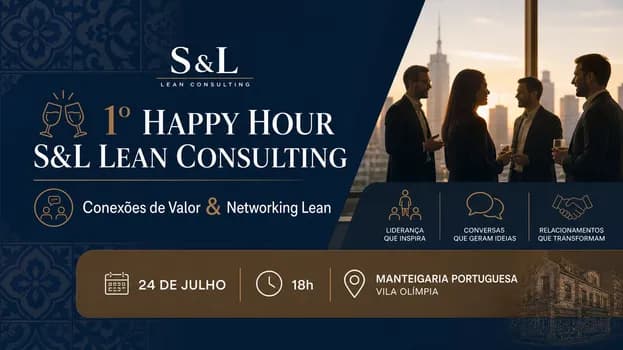 Imagem do 1º Happy Hour S&L Lean Consulting
