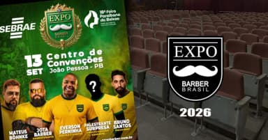 1º LOTE - EXPO BARBER BRASIL 2026 em João Pessoa