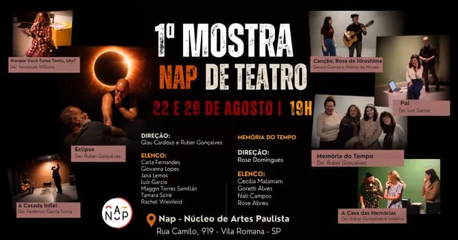Imagem do 1ª Mostra NAP de Teatro