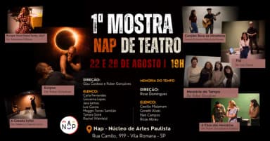 1ª Mostra NAP de Teatro em São Paulo