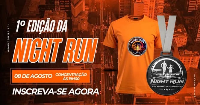 Imagem do 1º NIGHT RUN EPF
