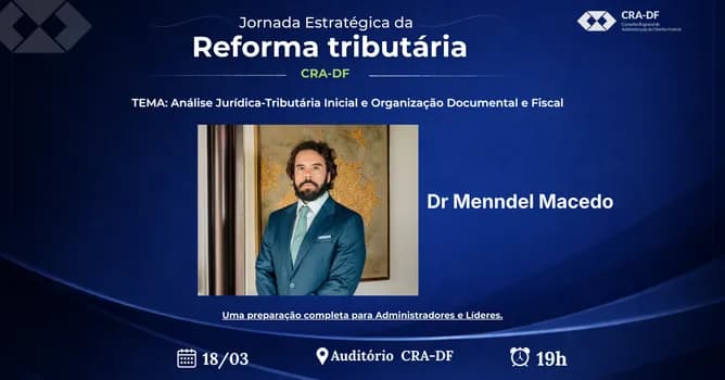 Imagem do 1º Painel - Jornada Estratégica da Reforma Tributária