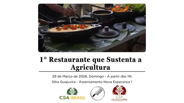 Imagem do 1° Restaurante que Sustenta a Agricultura - CSA Guajuvira