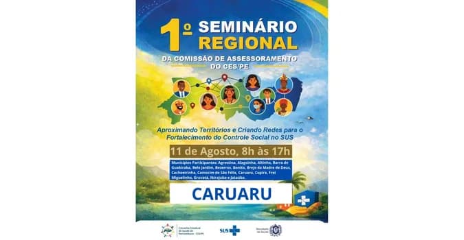 Imagem do 1º Seminário Regional da Comissão de Assessoramento do CES/PE - Etapa Caruaru (1º DIA)