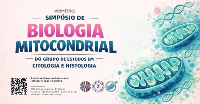 Imagem do 1° Simpósio Acadêmico de Biologia Mitocondrial da PUC Minas
