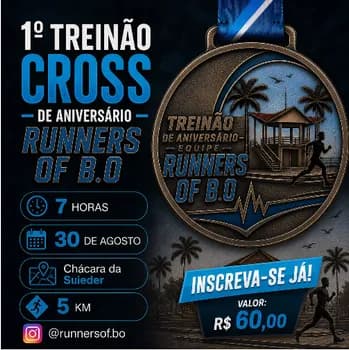 Imagem do 1° Treinão de Aniversario da Equipe Runners Of BO