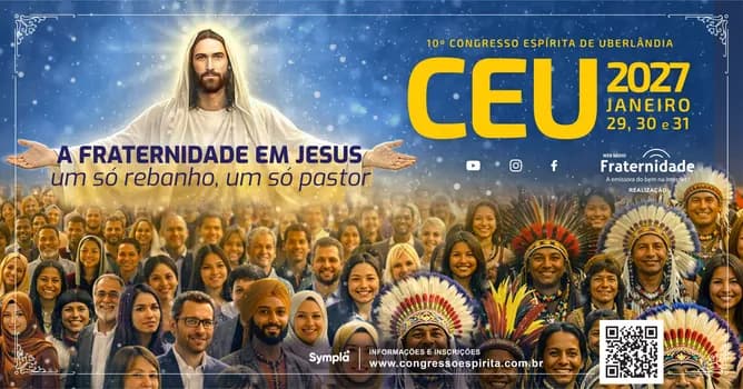 Imagem do 10º Congresso Espírita de Uberlândia - 2027 - 18 anos de Web Rádio Fraternidade