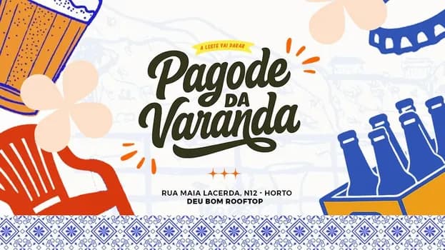 Imagem do 10ª Edição do Pagode da Varanda - Sábado 14 de Março 16:00 ás 23:00