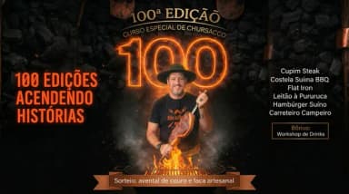 100° CURSO ESPECIAL DE CHURRASCO! COMEMORAÇÃO DE 100 EDIÇÕES em Diadema
