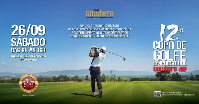Imagem do 12ª Copa GoWhere Jovem Pan de Golfe Empresarial