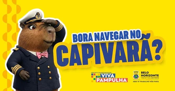 Imagem do 12 DE MARÇO - PASSEIO GRATUITO DE BARCO NA LAGOA DA PAMPULHA
