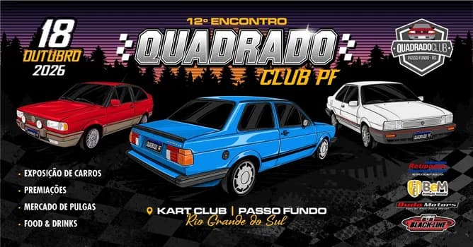 Imagem do 12º Encontro Quadrado Club Passo Fundo
