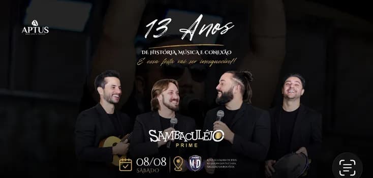 Imagem do 13 anos Sambaculejo - Arena MD