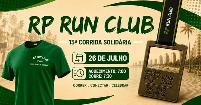Imagem do 13ª CORRIDA SOLIDÁRIA - RP RUN CLUB