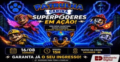16/08 - FESTIVAL KIDS - TEATRO DA CIDADE em Salvador