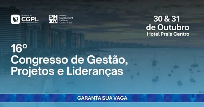 Imagem do 16º Congresso de Gestão, Projetos e Liderança (CGPL)