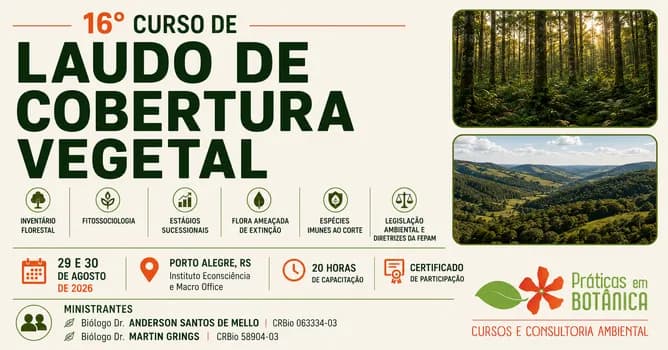 Imagem do 16º Curso de Laudo de Cobertura Vegetal