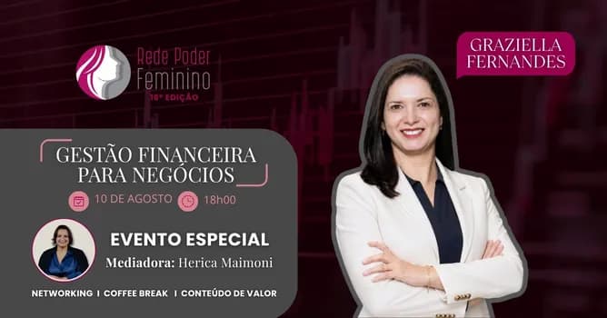 Imagem do 16º edição Rede Poder Feminino - Gestão Financeira para Negócios
